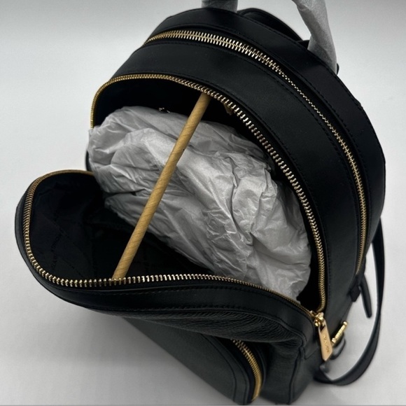 Michael Kors Medium Jaycee Backpack & Continental Wallet Wristlet Black - Picture 13 of 14